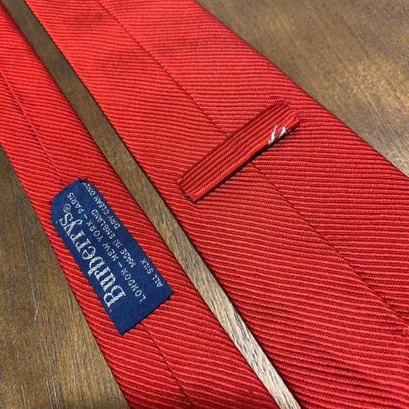 VTG Solid silk neck tie - Picture 3 of 3